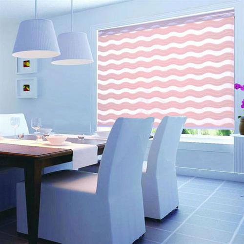 پرده شید رول دوبل موج دار سایه بان